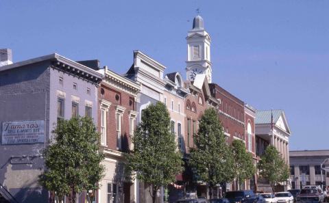 Buildings in a small downtown